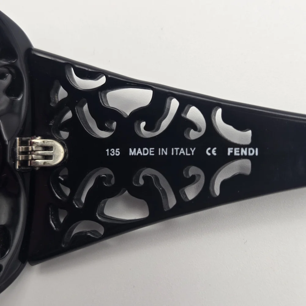 Fendi Black Sunglasses with Rose Lenses - Picture 6 of 6